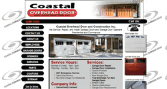 Desktop Screenshot of coastaloverheaddoor.org